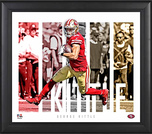 George Kittle San Francisco 49ers Framed 15" x 17" Player Panel Collage - NFL Player Plaques and Collages