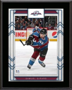samuel girard colorado avalanche 10.5" x 13" sublimated player plaque - nhl player plaques and collages