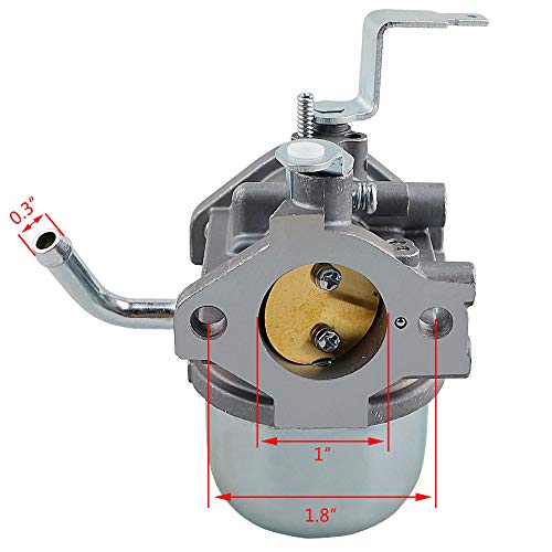 Ferilter 0A4600 Carburetor for Nikki A4600 Carburetor Generac XG8000E GN410HS GN410 GN360 GH360 A4600 C126231 091187 091187A 000935-3 410cc GN 360/410 410HS GN360 Engine Generator Carburetor