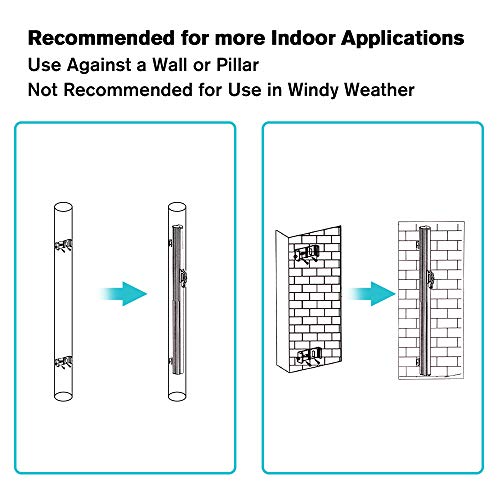 LUCKYERMORE 118”L x 78.7" H Folding Retractable Side Awning Wall, Cut View and Add a Private Space, Waterproof, UV-Resistant Sun Shade Wind Screen Easy-Assembled, Pole Post Mounted, Gray