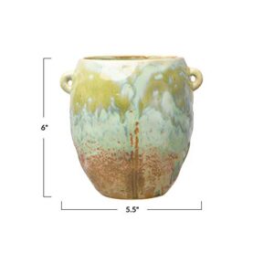 Creative Co-Op Celadon Stoneware Crock