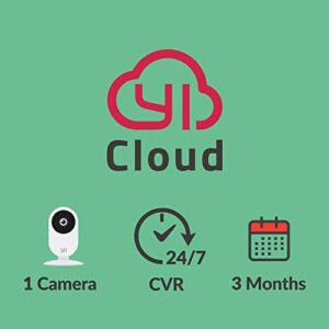 yi/kami cloud plan 3 month, 1 camera, cvr storage service [pc/mac online code]