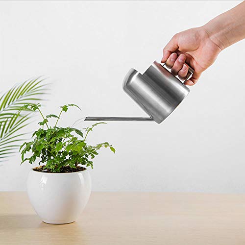 Watering Cans, Water Sprayer Bottle 300Ml Stainless Steel Long Spout Watering Can Pot for Household Green Plant Bonsai Irrigation Tool