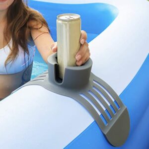 Silicone Anti-Spill Pool Drink Holder - Outdoor Cup Holder for Inflatable Pool, Above Ground Pool, Hot Tub, Jacuzzi - Multifunctional Hot Tub Accessory