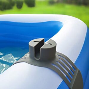 Silicone Anti-Spill Pool Drink Holder - Outdoor Cup Holder for Inflatable Pool, Above Ground Pool, Hot Tub, Jacuzzi - Multifunctional Hot Tub Accessory