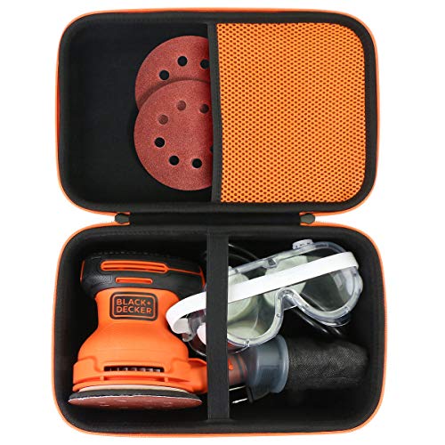 Aenllosi Hard Carrying Case Compatible with BLACK+DECKER Random Orbit Sander BDERO100