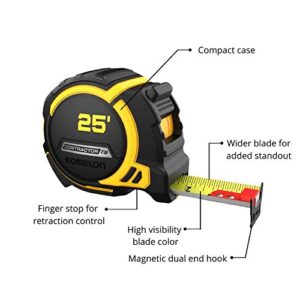 25' x 1.25" Contractor TS Magnetic Tape Measure