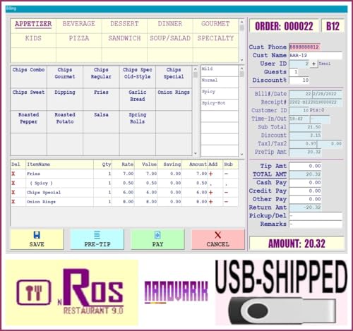 NROS Restaurant POS Software (Point of Sale)