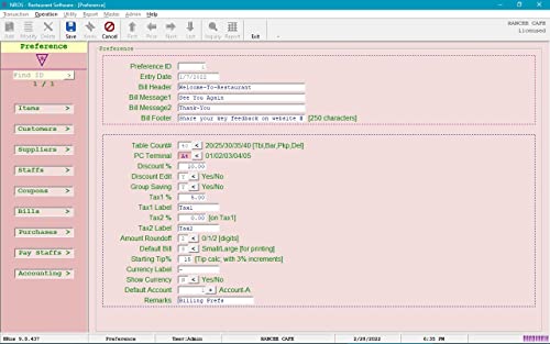 NROS Restaurant POS Software (Point of Sale)