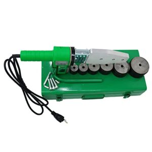 TECHTONGDA Water Pipe Hot Melt Machine Handheld Pipe Welding Machine Plastic Pipe Welding PE Tube Plastic Welder Machine 110V 600W