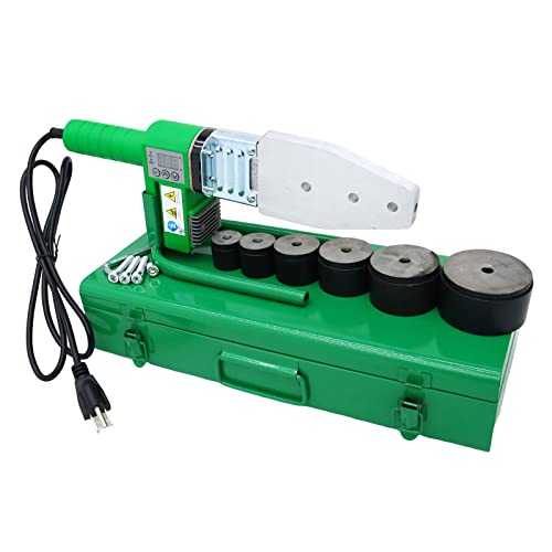 TECHTONGDA Water Pipe Hot Melt Machine Handheld Pipe Welding Machine Plastic Pipe Welding PE Tube Plastic Welder Machine 110V 600W