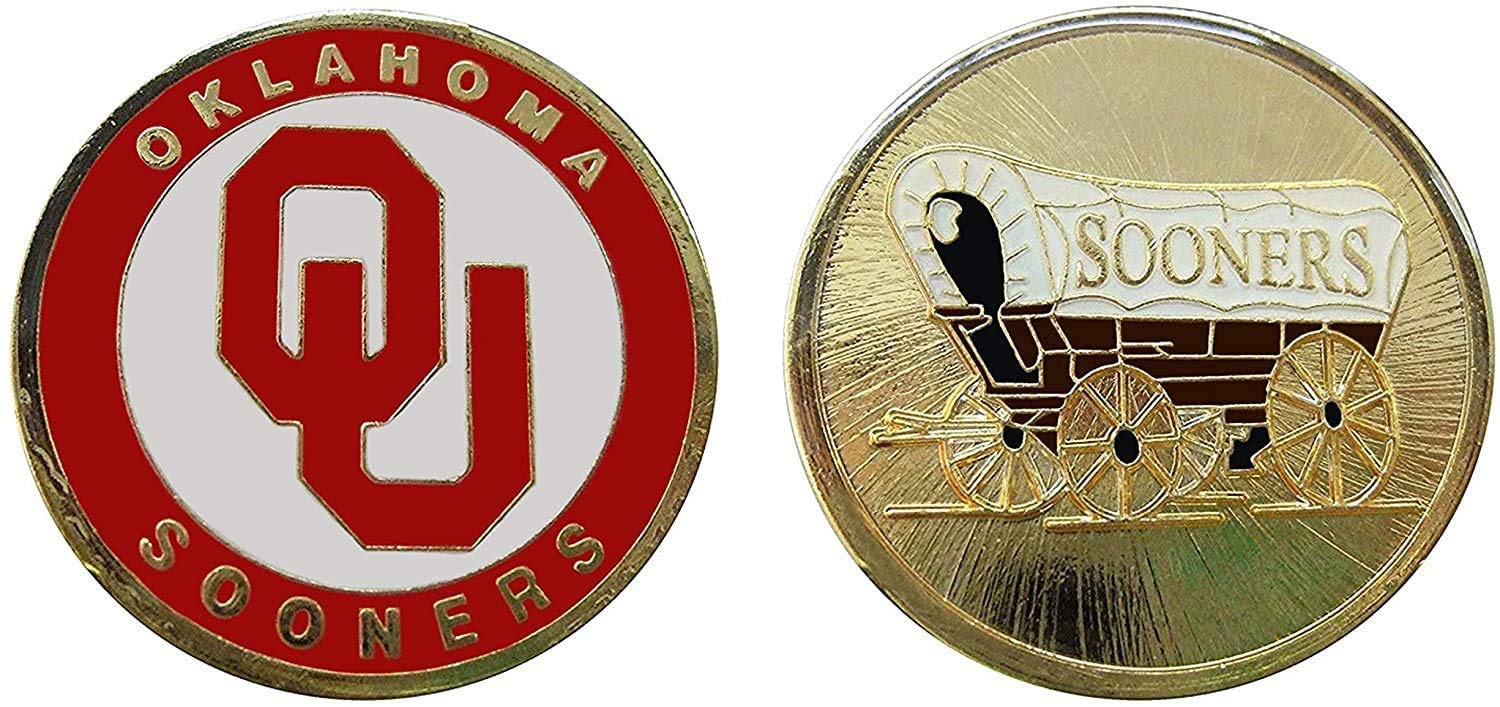 University of Oklahoma “Sooners” Collectible Challenge Coin - Logo Poker -Lucky Chip