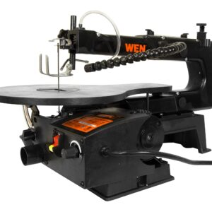 WEN 3921 16-inch Two-Direction Variable Speed Scroll Saw & 6502T 4.3-Amp 4 x 36 in. Belt and 6 in. Disc Sander with Cast Iron Base