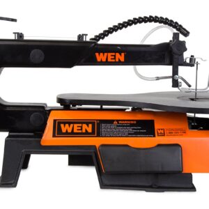 WEN 3921 16-inch Two-Direction Variable Speed Scroll Saw & 6502T 4.3-Amp 4 x 36 in. Belt and 6 in. Disc Sander with Cast Iron Base