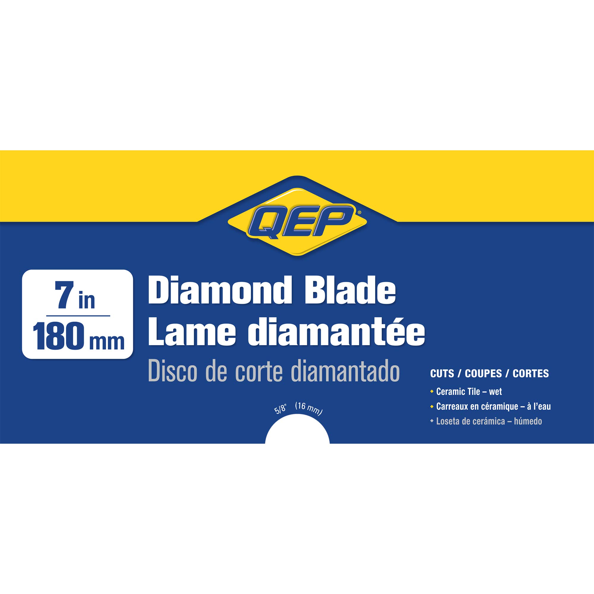 SKIL 3540-02 7-Inch Wet Tile Saw & QEP 6-7001Q 7" Continuous Rim Diamond Blade For Wet Tile Saws For Ceramic Tile