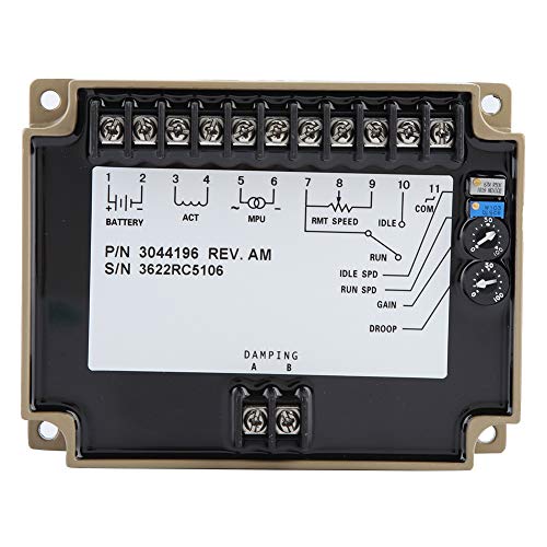 Fafeicy Generator Speed Controlle, Electronic Speed Controller Governor 3044196 Generator Speed Control Board for Input Multiple Machines or Special Purpose Machines