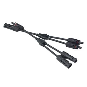taikuu 久の物 1 pair of type y (1 to 3 branches) solar panel cable professional connector, for extension cable pv adapter, for solar panel photovoltaic