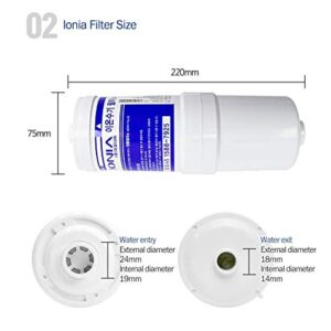 Ionia Original Water Ionizer Filter for SM-V1, I-210, I-110