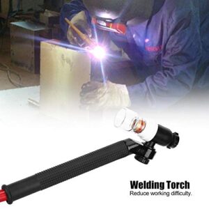 Welding Torch, NP17 TIG Torch 4 Meter TIG Welder Argon Arc Soldering Tool, 13.1ft Red Red Portable Lightweight TIG Welding Torch