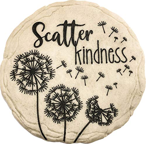 Spoontiques - Garden Décor - Scatter Kindness Stepping Stone - Decorative Stone for Garden