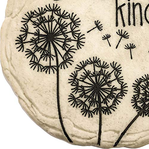 Spoontiques - Garden Décor - Scatter Kindness Stepping Stone - Decorative Stone for Garden