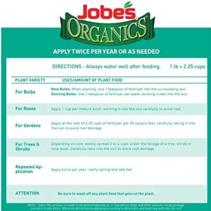 Jobe's Organics Bone Meal Fertilizer, 4 lb - 2 Pack