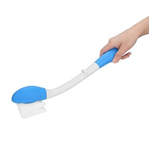 Toilet Aids Tools, Foldable Long Reach Comfort Wiper for Toilet Paper Tissue Grip Self Wipe Assist Holder, Ideal Daily Living Bathroom Aid for Limited Mobility