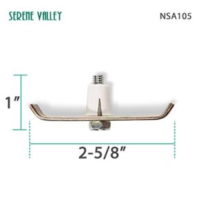 Serene Valley Undermount Sink Clips, Sink Brackets and Supports, Undermount Kitchen Sink Clips NSA105 - Heavy-Duty 10pcs Kit