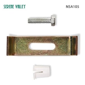 Serene Valley Undermount Sink Clips, Sink Brackets and Supports, Undermount Kitchen Sink Clips NSA105 - Heavy-Duty 10pcs Kit