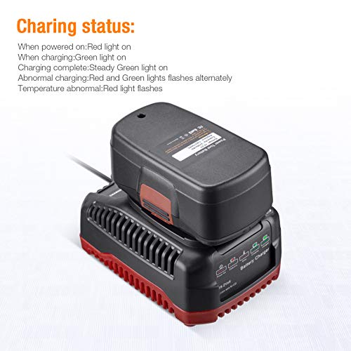 19.2V C3 Charger Replacement for Craftsman 140152004 DieHard XCP Li-ion Ni-CD Battery 1425301 1323903 130279005 11375 11376 315.PP2011 for Craftsman Battery Charger