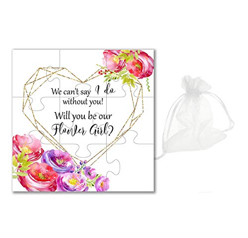 Will You Be Our Flower Girl Puzzle Flower Girl Gift