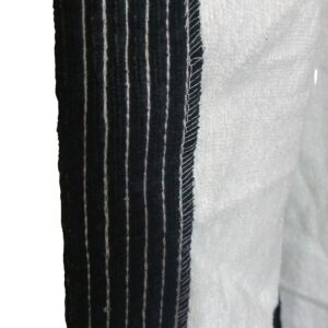 spa Wraps for Women with Fastening Strap Terry Women Bath Cabana Stripe Towel - Cabana Black - XXL