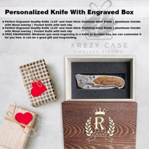 Personalized Knife With Engraved Box, Best Personalization Knife For Men, Knife For Groomsmen, Engraved Pocket Knife, Custom Knife