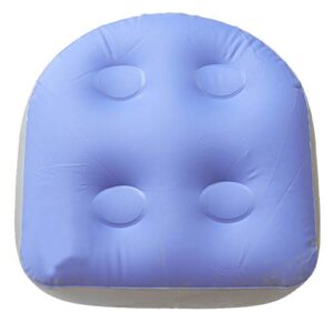 spa and hot tub booster seat inflatable bathtub massage cushion massage mat with suction cups soft back support bath spa pad for adults kids