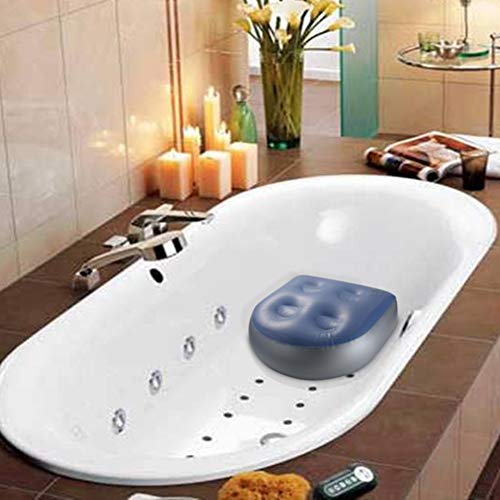 Spa and Hot Tub Booster Seat Inflatable Bathtub Massage Cushion Massage Mat with Suction Cups Soft Back Support Bath Spa Pad For Adults Kids