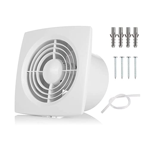 HYDDNice 6" Exhaust Fan Extractor Ventilation Fan Bathroom Garage Exhaust for Kitchen,Bathroom,Bedroom,Low Noise and Energy Saving