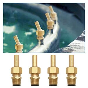 Swimming Pool Spa Brass Deck Jet Nozzle 590041 R0560400 Replacement for Zodiac Deck Jet Water Design-1/2 NPT,4 Pack