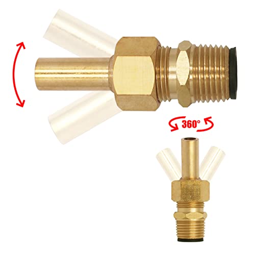 Swimming Pool Spa Brass Deck Jet Nozzle 590041 R0560400 Replacement for Zodiac Deck Jet Water Design-1/2 NPT,4 Pack