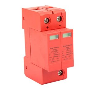 dc 1000v 2p house protector 10-20ka low-voltage arrester device flame retardant din rail protection device for lightning protection