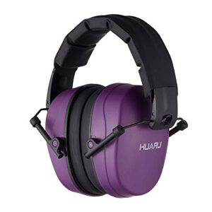 huarui noise reduction ear muffs for hunting, shooting ear protection headphones fits for adults to kids hearing protection ear muffs noise cancelling ear protector