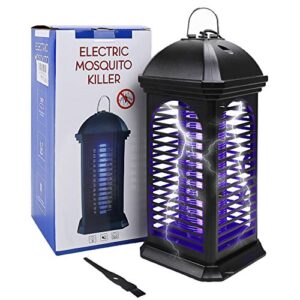 bug zapper electric indoor insect killer suspensible uv light | mosquito killer bug fly pests attractant trap zapper lamp w/powerful 1000v grid for indoor home bedroom,kitchen, office