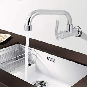 in Wall Mounted Single Cold Water Tap Sink Water Faucet for Home Kitchen Use(20cm)