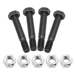 ganivsor replacement snowthrower shear pin 4bolt & 5nut for ariens snowblower 52100100 521001 00659100 st824e st1027le