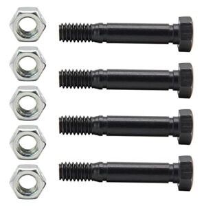 Ganivsor Replacement Snowthrower Shear Pin 4Bolt & 5Nut for Ariens Snowblower 52100100 521001 00659100 ST824E ST1027LE