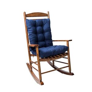 seahome rocking chair cushion pad, 2 piece indoor/outdoor rocking chair cushions set non-slip overstuffed patio chair cushion