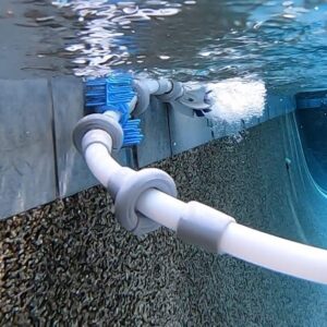 SWASHER No Spray- Tail Sweep Hose for Polaris/Pentair Pool Cleaner - Replaces Existing Hose with a Durable Rotating Flexible Scrubber and Brush to Improve Cleaning - Stop Replacing Foam
