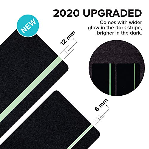 LifeGrip Anti Slip Traction Treads with Glow in Dark Stripe (10-Pack), 6" X 32", Best Grip Tape Grit Non Slip, Outdoor Non Skid Tape, High Traction Friction Abrasive Adhesive for Stairs Step