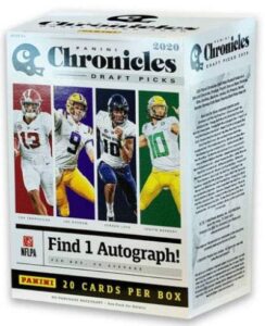 2020 panini chronicles draft picks football blaster box (24 cards.bx incl. one autograph card)