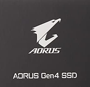 GIGABYTE AORUS NVMe Gen4 M.2 1TB PCI-Express 4.0 Interface High Performance Gaming, 3D TLC NAND, External DDR Cache Buffer, SSD (GP-AG41TB)