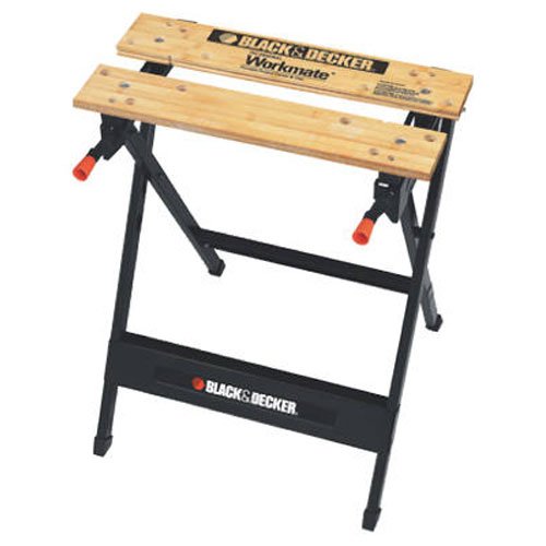 BLACK+DECKER Workmate Portable Workbench, 350-Pound Capacity with Irwin Quick-Grip Clamps, One-Handed, Mini Bar, 6-Inch, 4-Pack (WM125 & 1964758)